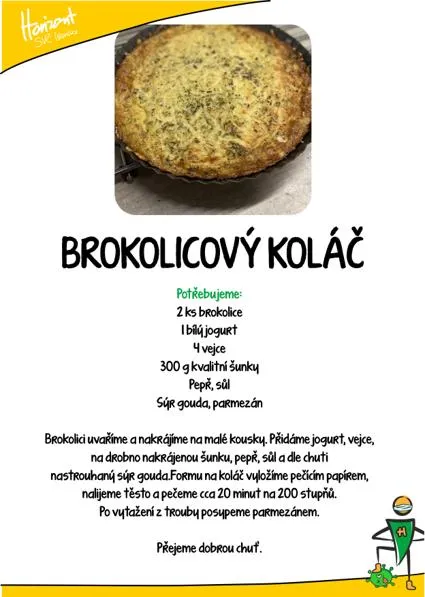 brokolicový koláč